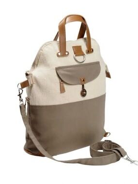 Fair Trade Expedition Convertible Bag Made in Bangladesh Canvas Jute
